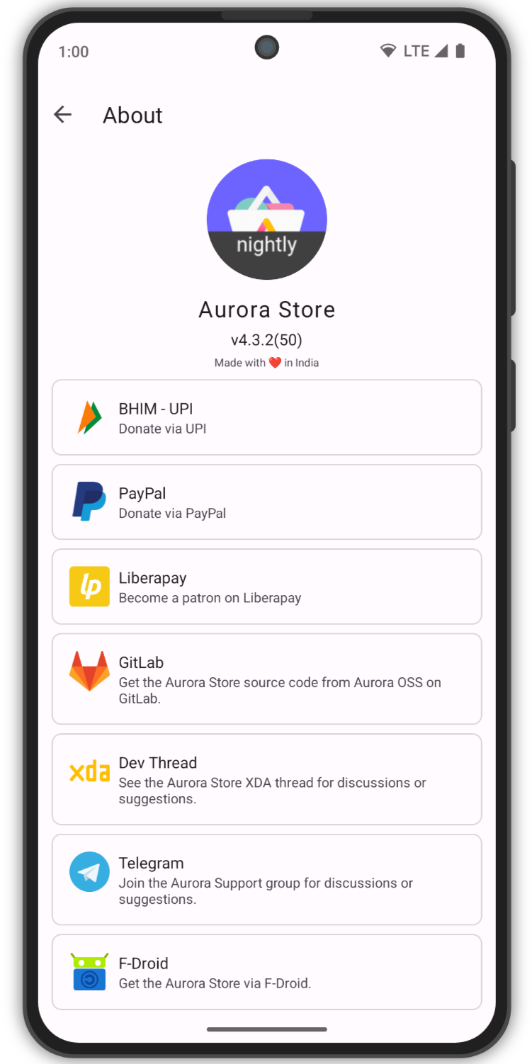 Aurora Store screenshot 8