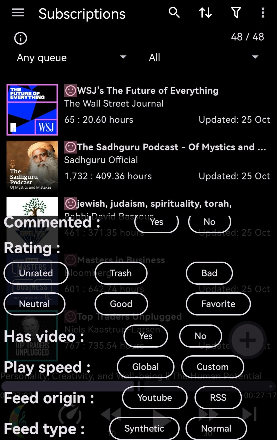 CloudSound - SoundCloud facilitator for Podcini.A screenshot 8