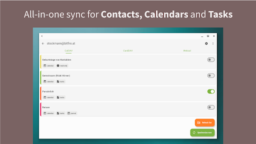 DAVx⁵ – CalDAV CardDAV WebDAV screenshot 8